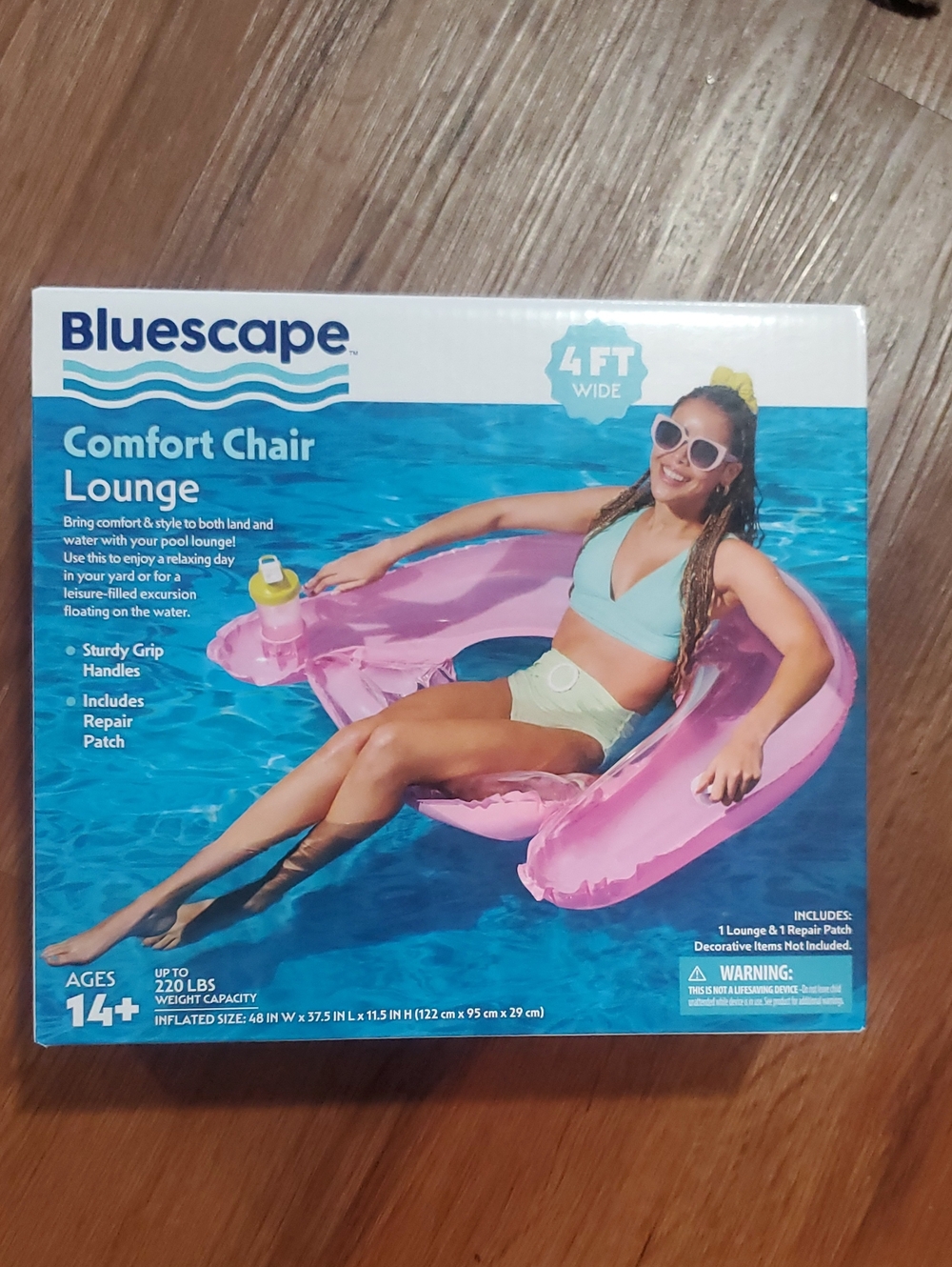 Pink Comfort Chair Lounge - Inflatable Pool Float
